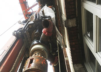 Grundwasserbohrung, Entwässerungs-Bohrung am Bahnhof Zürich